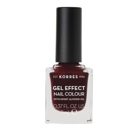 Korres Gel Effect Nail Colour No 57 Burgundy Red 11ml