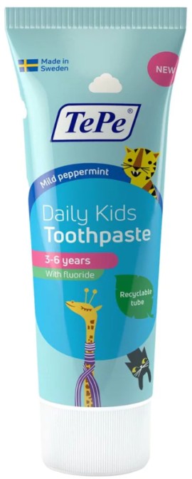 TePe Daily Kids Οδοντόκρεμα για Παιδιά από 3-6 ετών, 75ml