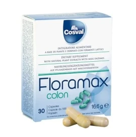 Cosval Floramax Colon Προβιοτικό Συμπλήρωμα Διατροφής για Εξισορρόπηση Γαστρεντερικής Κινητικότητας, 30 κάψουλες