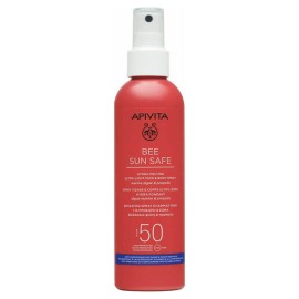 Apivita Bee Sun Safe Hydra Melting Face Body SPF50 Ενυδατικό Αντηλιακό Spray Ελαφριάς Υφής για Πρόσωπο & Σώμα με Θαλάσσια Φύκη και Πρόπολη 200ml