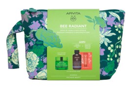 Apivita Bee Radiant Signs of Aging & Anti Fatigue Gel Cream Light Texture 50ml & Cleansing Foam Face & Eyes 75ml & Bee Sun Safe Hydra Fresh Face Gel Cream SPF50 2ml