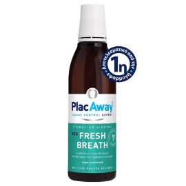 PlacAway Fresh Breath Στοματικό Διάλυμα για την Αντιμετώπιση της Κακοσμίας 250ml