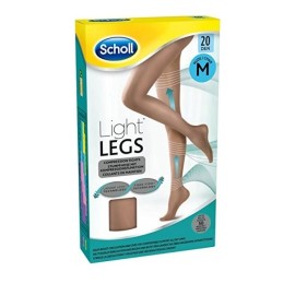 Scholl Light Legs Καλσόν Διαβαθμισμένης Συμπίεσης 20Den Beige Medium