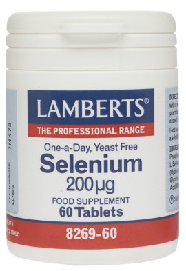 Lamberts Selenium 200μg 60tabs