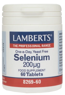 Lamberts Selenium 200μg 60tabs