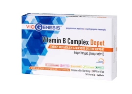VioGenesis Vitamin B Complex Depot, 30 ταμπλέτες