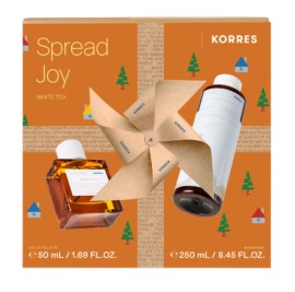 Korres Set Spread Joy White Tea Eau De Toilette 50ml + Showergel White Tea Αφρόλουτρο Λευκό Τσάι 250ml
