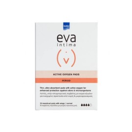 Intermed Eva Intima Active Oxygen Pads Σερβιέτες με Φτερά και Ενεργό Οξυγόνο 18τμχ