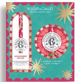 Roger&Gallet Promo Gingembre Rouge Wellbeing Fragrant Water, 30ml & Σαπούνι, 100g, 1σετ