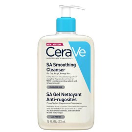 Cerave SA Smoothing Cleanser Gel Καθαρισμού Προσώπου Σώματος για Ξηρή Επιδερμίδα 473ml