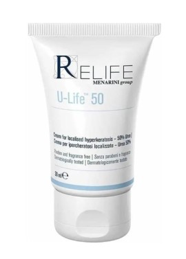 Menarini Relife U-Life 50, Ενυδατική & Απολεπιστική Θεραπεία για Περιοχές Αποφολιδωμένου Δέρματος 30ml