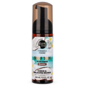 Organic Shop by Natura Siberica Paradise Found Coco & Majestic Monoi Self Tan Αφρός Μαυρίσματος Dark, 160ml