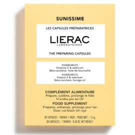 Lierac Sunissime The Preparing Capsules Κάψουλες Μαυρίσματος, 30 κάψουλες