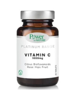 Power Of Nature Platinum Range Vitamin C 1000mg, 20 ταμπλέτες