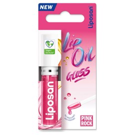 Liposan Lip Oil Gloss Pink Rock Ελαιώδες Gloss Χειλιών για Λάμψη & Αίσθηση Όγκου στα Χείλη 5.5ml