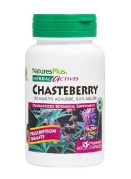 Natures Plus Herbal Actives Chasteberry 150mg, 60 κάψουλες