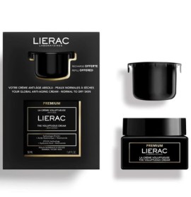 Lierac Voluptueuse Promo με Lierac Premium The Voluptuous Cream Αντιγηραντική Κρέμα Προσώπου για Σύσφιξη, 50ml & Δώρο The Voluptuous Cream Refill Ανταλλακτικό, 50ml, 1σετ