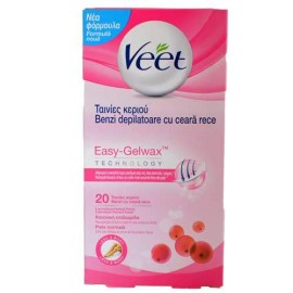 Veet Easy-Gelwax Ταινίες κεριού 20τμχ