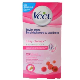 Veet Easy-Gelwax Ταινίες κεριού 20τμχ