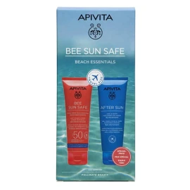Apivita Set Bee Sun Safe Hydra Fresh Face & Body Milk SPF50 με Θαλάσσια Φύκη & Πρόπολη 100ml & After Sun Cool & Sooth Face & Body Gel Cream με Σύκο - Αλόη & Πρόπολη 100ml