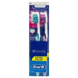 OralB 3D White 35 Medium Οδοντόβουρτσα Μέτρια 2τμχ