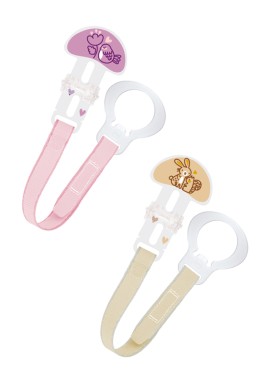 MAM Clip Set I Love Mummy & Daddy Girl 0+ μηνών 2τμχ