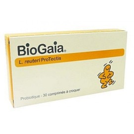 BioGaia ProTectis Family Προβιοτικά μασώμενα δισκία με λεμόνι 30τμχ