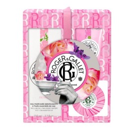 Roger & Gallet Set Rose Eau Parfumee Bienfaisante 100ml + Rose Savon Bienfaisant 50gr + Rose Gel Douche Bienfaisant 50ml