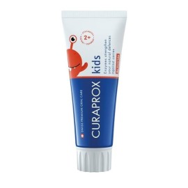 Curaprox Toothpaste For Kids Παιδική Οδοντόκρεμα από 2 Ετών και Άνω με Γεύση Φράουλα Χωρίς Φθόριο, 60ml