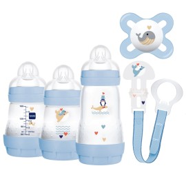 Mam Welcome To The World Gift Set Blue Σετ Δώρου Νεογέννητου Μπλέ Χρώμα 1τμχ