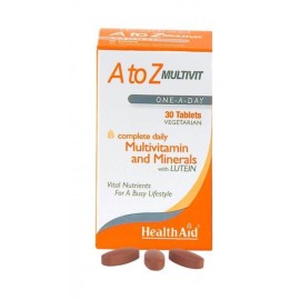 Health Aid A to Z Multivit - Lutein 30 vegan tabs