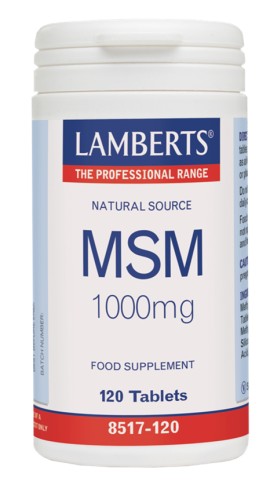 Lamberts MSM 1000mg 120tabs