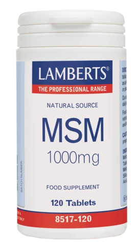 Lamberts MSM 1000mg 120tabs
