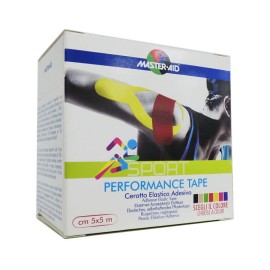 Master-Aid Sport Performance Tape Ελαστικό Αυτοκόλλητο Επίθεμα Πράσινο 5cmx5m