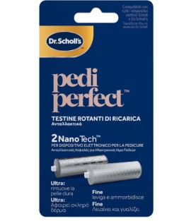 Scholl Pedi Perfect Recharge NanoTech Replacement Head 2 Τεμάχια