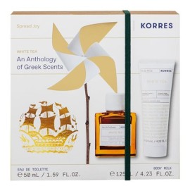Korres Promo Pack White Tea Άρωμα, 50ml & White Tea Γαλάκτωμα Σώματος, 125ml, 1σετ