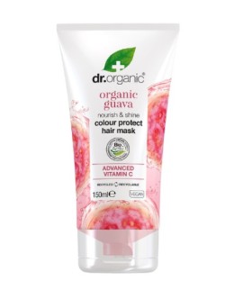 Dr.Organic Organic Guava Nourish & Shine Colour Protect Hair Mask Mάσκα Μαλλιών για Προστασία Χρώματος, 150ml