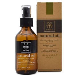 Apivita Natural Oil Βιολογικό Μείγμα Ελαίων για Μασάζ 100ml