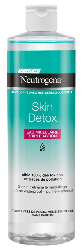 Neutrogena® Skin Detox 3σε1 Micellar Νερό καθαρισμού 400ml