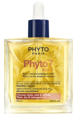 Phyto 7 Elixir Smoothing Enhancing Oil Λάδι Θρέψης & Λείανσης Πολλαπλών Χρήσεων για Πυκνά & Ξηρά Μαλλιά, 100ml