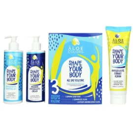 Aloe Colors Promo Shape Your Body All Day Routine με Slimming Gel κατά της Κυτταρίτιδας, 240ml & Slimming Scrub Απολεπιστικό Σώματος, 150ml & Intensive Slimming Cream Κρέμα Αδυνατίσματος, 240ml, 1 σετ