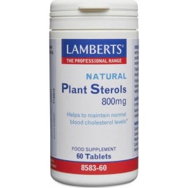 Lamberts Plant Sterols 800MG για τη Διατήρηση των Υγιών Επιπέδων Χοληστερόλης 60 tabs
