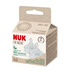 Nuk for Nature Θήλη Σιλικόνης Μέγεθος M, 2τμχ