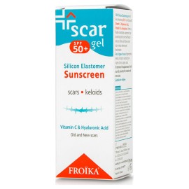 Froika Scar Gel SPF 50+ Τζελ Σιλικόνης με Αντιηλιακή Προστασία για Ουλές 15ml