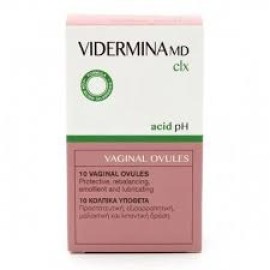 Vidermina Clx Vaginal Ovules - Κολπικά Υπόθετα 10τμχ