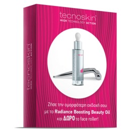 Tecnoskin Gift Box Radiance Boosting Beauty Oil Λάδι Αναζωογόνησης & Λάμψης 30ml & Δώρο Face Roller