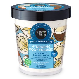 Organic Shop by Natura Siberica Body Desserts Hydrating Body Mousse Coconut Panna Cotta Ενυδατική Κρέμα Σώματος Καρύδα, 450ml