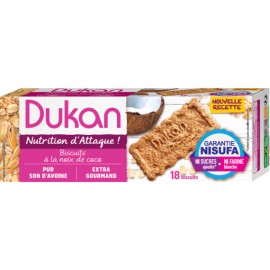 Dukan Expert, Μπισκότα Βρώμης Dukan με Γεύση Καρύδα, 225 gr