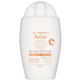 Avene Fluid Mineral Αδιάβροχη Αντηλιακή Κρέμα Προσώπου Spf50+, 40ml