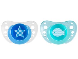 Chicco Physio Air Ορθοδοντική Πιπίλα Μπλε 6-16m+ 2τμχ